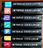 Dictionar Enciclopedic Roman, Vol. I-VI, Editura Enciclopedica, Cartonat