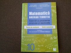 PETRE SIMION VALENTIN NICULA MATEMATICA CLASA A X A EXERCITII PROPUSE SI REZOLVATE