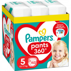 Scutece-chilotel Pampers Pants XXL Box Marimea 5, 12-17 kg, 152 buc