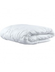 Pilota vara din bumbac, 150x200 cm, matlasata, umplutura bilute siliconizate, densitate 200 g/m&sup2;, lavabila la 90&deg;C, alb