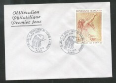 France 1973 Le Brun painting FDC K.411 foto