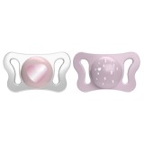 Set suzete din silicon PhisioForma Micro 0-2 luni, 2 bucati, Chicco