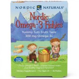 Nordic Naturals Nordic Omega 3 Fishies 36 jeleuri cu aromă de fructe