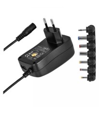 Alimentator AC/DC 3-4.5-5-6-7.5-9-12 V 2250mA 8 mufe USB 3.5mm foto