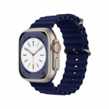 Cumpara ieftin Curea pentru Apple Watch 1/2/3/4/5/6/7/8/SE/SE 2 (38/40/41mm) Techsuit Watchband (W038) Dark Blue