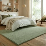 Cumpara ieftin Covor Fluffy Washable Verde Sage 160X230 cm, Flair Rugs