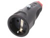 Conector Alimentare AC 2P PE 250V 16A Cablu