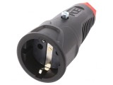Conector Alimentare AC 2P PE 250V 16A Cablu