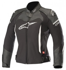 Geaca moto dame piele/textil Alpinestars Stella SPX culoare negru/alb marime 48 Cod Produs: MX_NEW 31132181248AU foto