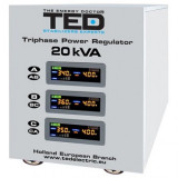 Stabilizator tensiune trifazat servo 20kva, Ted Electric