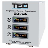 Stabilizator tensiune trifazat servo 20kva