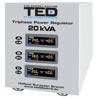 Stabilizator tensiune trifazat servo 20kva