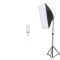 Lumina Softbox pentru Studio Foto + Suport Trepied Reglabil 80-200cm Andoer Bec 135W