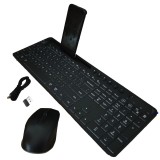Set Tastatura-Mouse Wireless 2.4 GHz, SELERIS&reg;, Win/MacOS, RGB, Suport Telefon/Tableta, USB C/1000mA