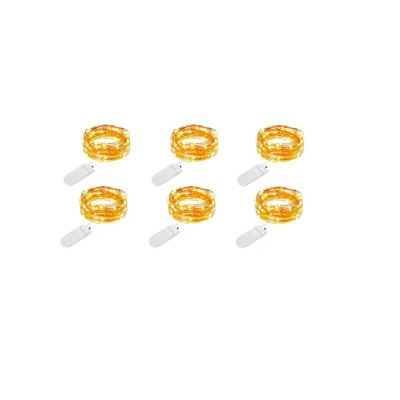 Set 6 instalatii decorative Redefun, 2m, 20 led uri, alb cald foto
