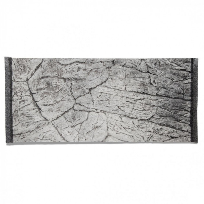 Decor 3D acvariu 80 x 40 cm &ndash; subțire GREY