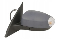 Oglinda exterioara Ford S-Max (Wa6), 05.2006-06.2010, Ford S-Max (Wa6), 06.2010-2012 , partea Stanga, culoare sticla crom, sticla asferica, cu carcas
