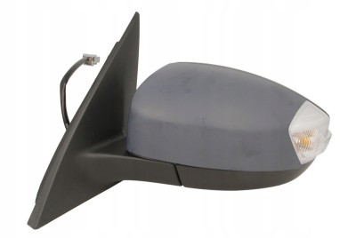 Oglinda exterioara Ford S-Max (Wa6), 05.2006-06.2010, Ford S-Max (Wa6), 06.2010-2012 , partea Stanga, culoare sticla crom, sticla asferica, cu carcas foto