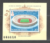 Romania.1979 Olimpiada de vara MOSCOVA-Bl. ZR.633, Nestampilat