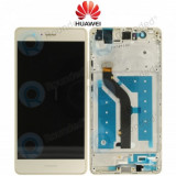 Huawei P9 Lite (VNS-L21, VNS-L31) Capacul frontal al modulului de afișare + LCD + digitizer auriu