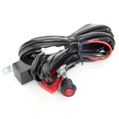 Cablaj instalatie electrica proiectoare auto moto LED BAR cu releu 40A