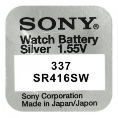 Set 2 baterii 337 , SR416SW , Sony, 1.55V foto