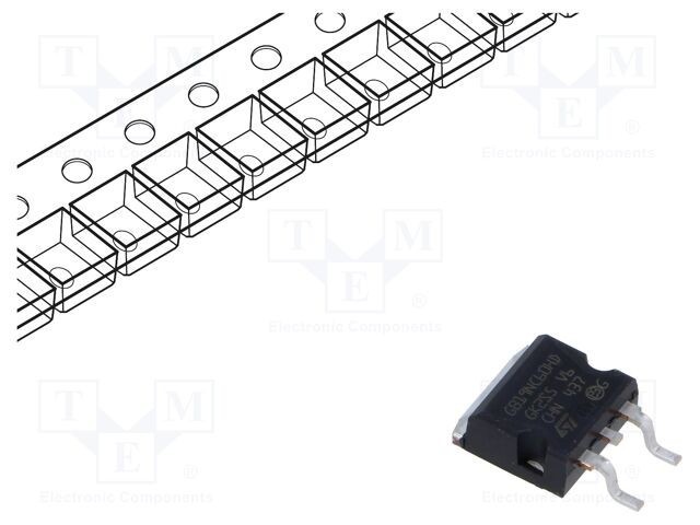 Tranzistor IGBT STMicroelectronics 600V 19A 130W D2PAK SMD