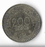 Moneda 200 pesos 2016 - Columbia