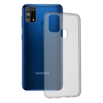 Husa silicon Samsung Galaxy M31 Transparent foto