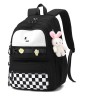 Rucsac de scoala pentru copii JANSBEN, unisex, negru - SECOND