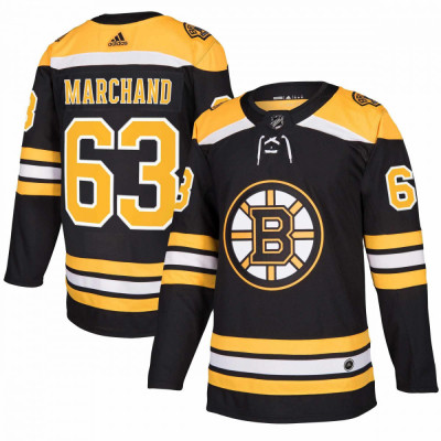 Boston Bruins tricou de hochei #63 Brad Marchand adizero Home Authentic Player Pro - M foto
