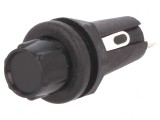 Clema siguranțe cilindrice 5x20mm 250V neagră