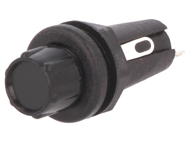 Clema siguranțe cilindrice 5x20mm 250V neagră