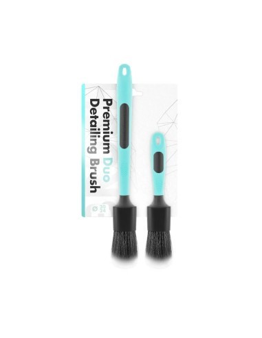 Pensulă detailing Chemicalworkz Ultra Soft Duo Brush Set 2 buc 20+24mm Turcoaz