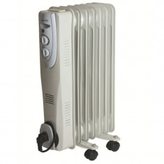 Radiator cu ulei, 1500W, 7 elementi, termostat reglabil, de interior, Home foto