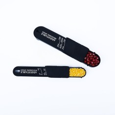 Set 2 linguri de m&Auml;surat ajustabile, design ergonomic, precizie &Egrave;i versatilitate, negru