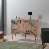 Cumpara ieftin Consolă Mega - Console 5, Stejar Sonoma, 90x60x120 cm