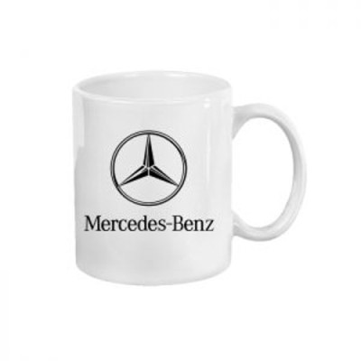 Cana alba personalizata Auto Mercedes-Benz, INOVATIX&amp;reg;. 330ml foto
