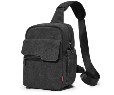 Geanta de umar impermeabila pentru camere foto video, Cwatcun, negru - RESIGILAT foto