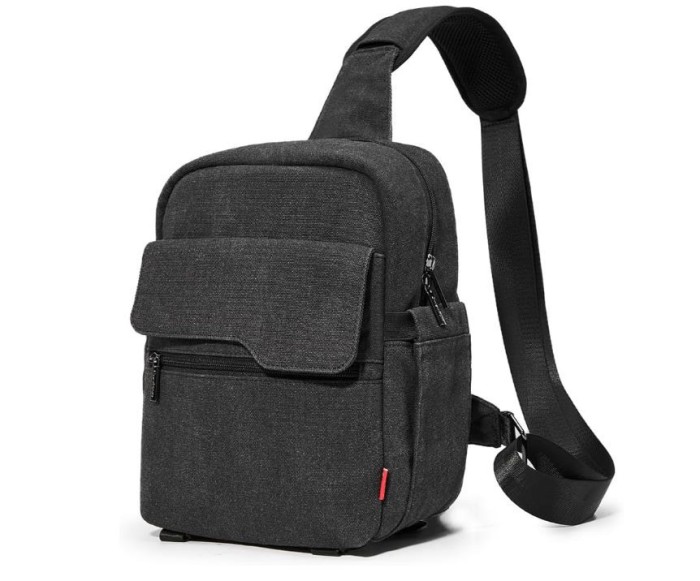 Geanta de umar impermeabila pentru camere foto video, Cwatcun, negru - RESIGILAT