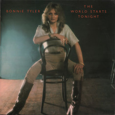 VINIL Bonnie Tyler ?? The World Starts Tonight LP VG+ foto
