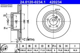 ATE 24.0120-0234.1 Disc frana