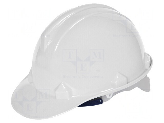 Cască de protecție albă pentru construcții