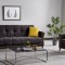 Set 3+1+1 Viktorya Lada Depozitare Tapitat Catifea Gri Galben (cod 13222)