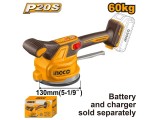Vibrator cu ventuza pentru placi ceramice 20V, diametru 130mm, 60kg, INGCO CTVLI2001