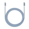Cablu Incarcare Satechi 100W, 2m, USB-C, Albastru, Laptop, Tableta, Telefon