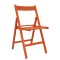 Scaun pliant Basic - cadru portocaliu