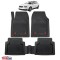 Covorașe Universale Tip Tăviță TEAMCAR&reg; Audi A4 B6 Variant (2000&ndash;2004), Set 5 Bucăți, Negru