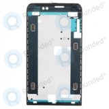 Carcasa frontală HTC One V T320e cu placă de mijloc (neagră)