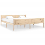 Cadru de pat, 180x200 cm, lemn de pin masiv GartenMobel Dekor, vidaXL